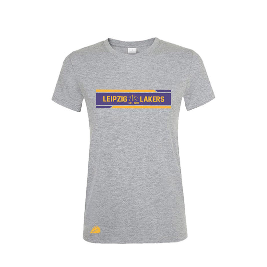 Leipzig Lakers Ladies Block T-Shirt grau