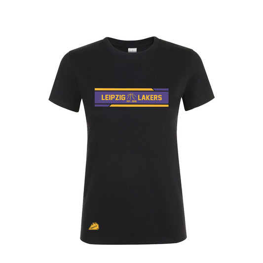 Leipzig Lakers Ladies Block T-Shirt schwarz