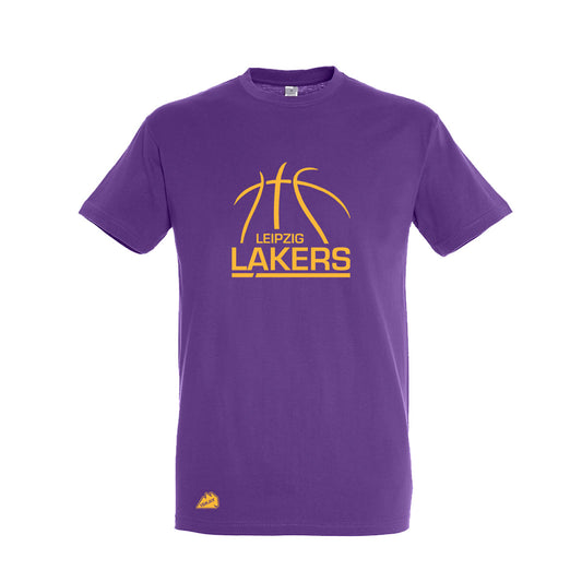 Leipzig Lakers Logo T-Shirt purple