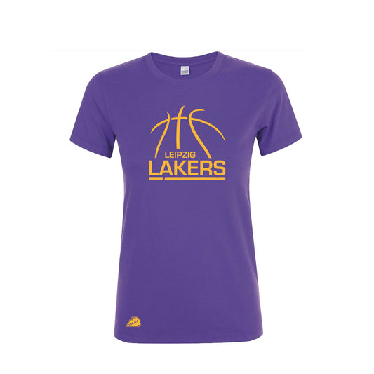 Leipzig Lakers Ladies Logo T-Shirt purple