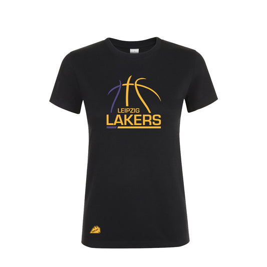 Leipzig Lakers Ladies Logo T-Shirt schwarz