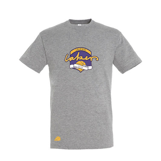 Leipzig Lakers Retro Logo T-Shirt grau