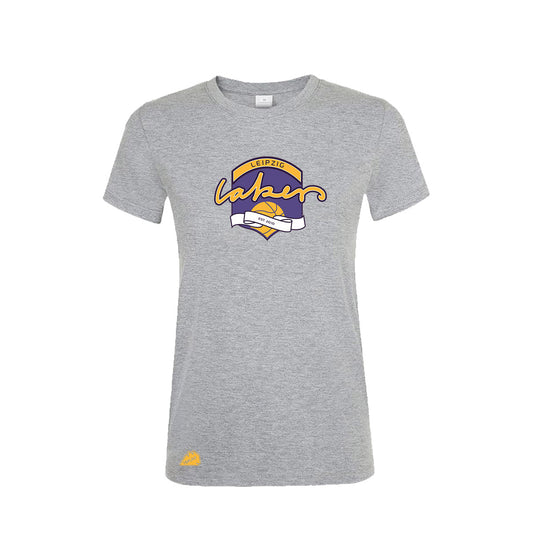 Leipzig Lakers Ladies Retro Logo T-Shirt grau