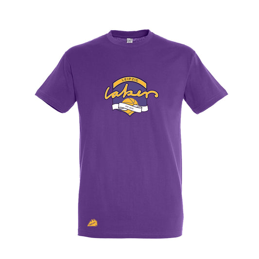 Leipzig Lakers Retro Logo T-Shirt purple