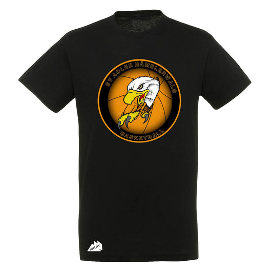 Adler Logo T-Shirt schwarz