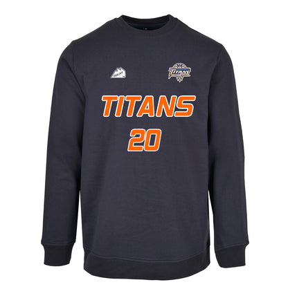 Titans Player Crewneck navy