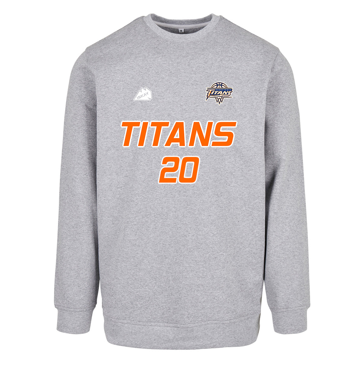 Titans Player Crewneck grau