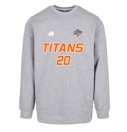 Titans Player Crewneck grau