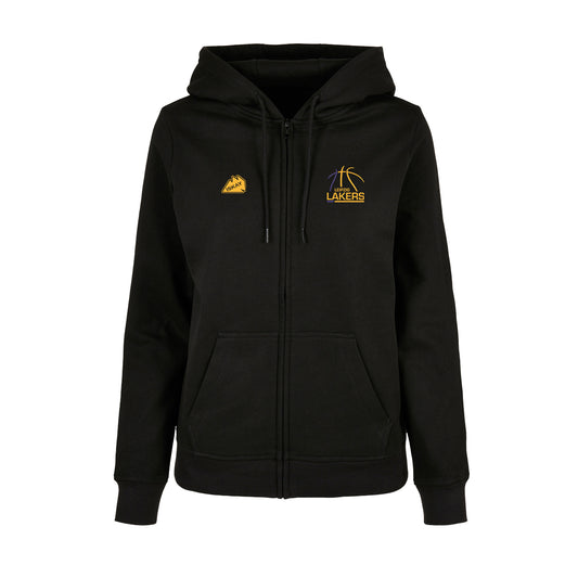 Leipzig Lakers Ladies Logo Zip-Hoodie schwarz
