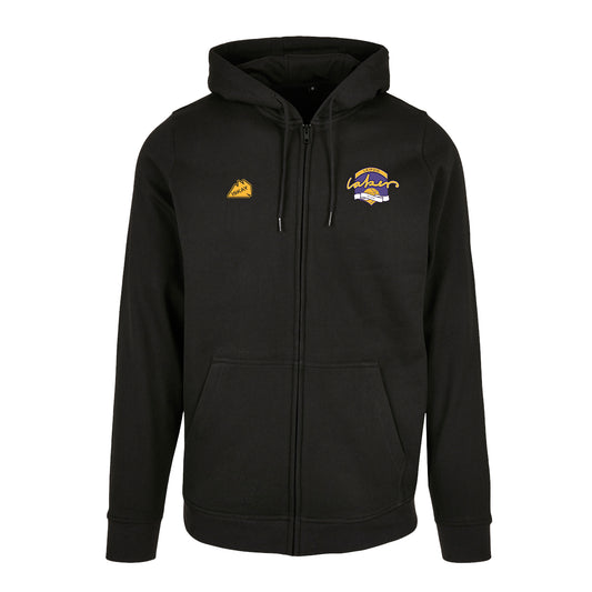 Leipzig Lakers Retro Logo Zip-Hoodie schwarz