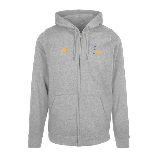 Leipzig Lakers Logo Zip-Hoodie grau