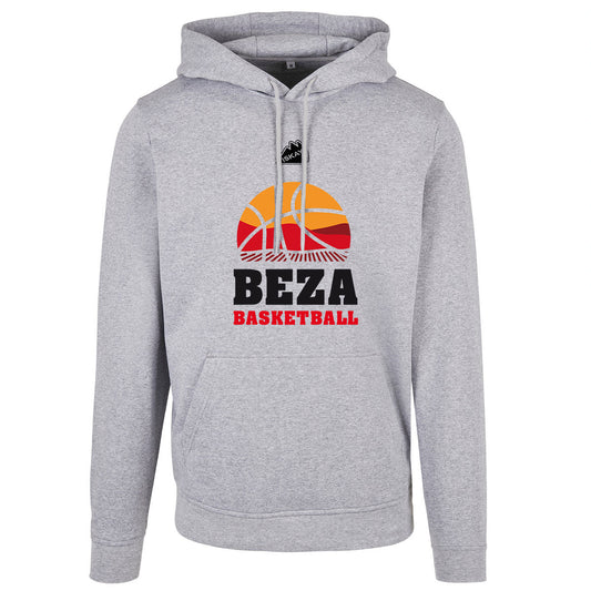 BEZA Logo Hoodie grau