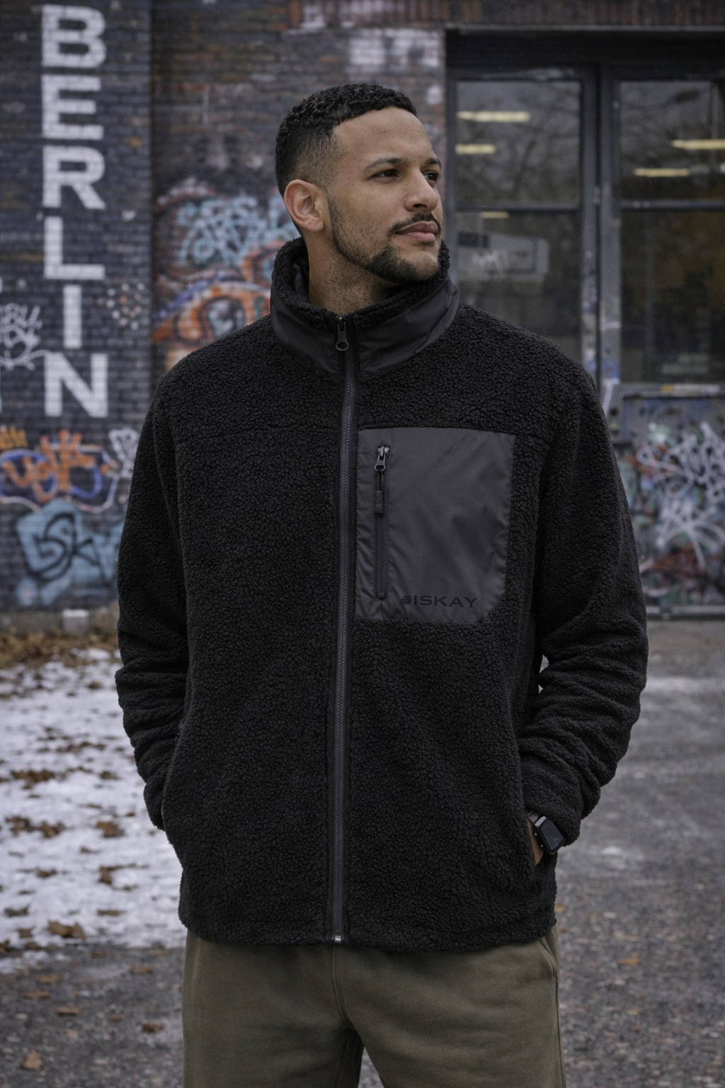 ISKAY Fleece Jacke Sherpa
