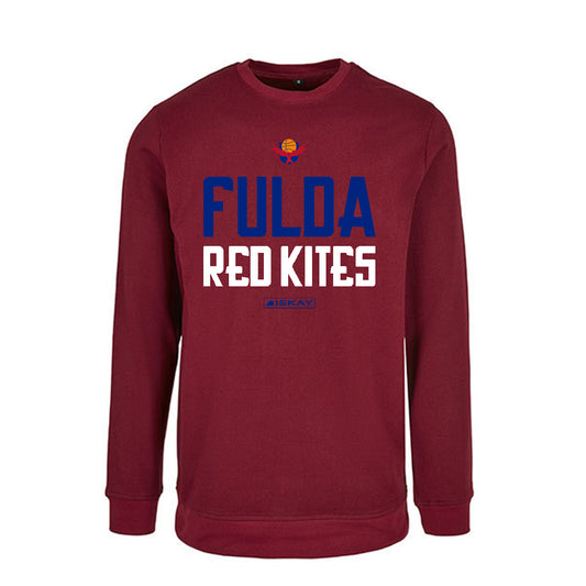 FRK Kites Crewneck burgundy