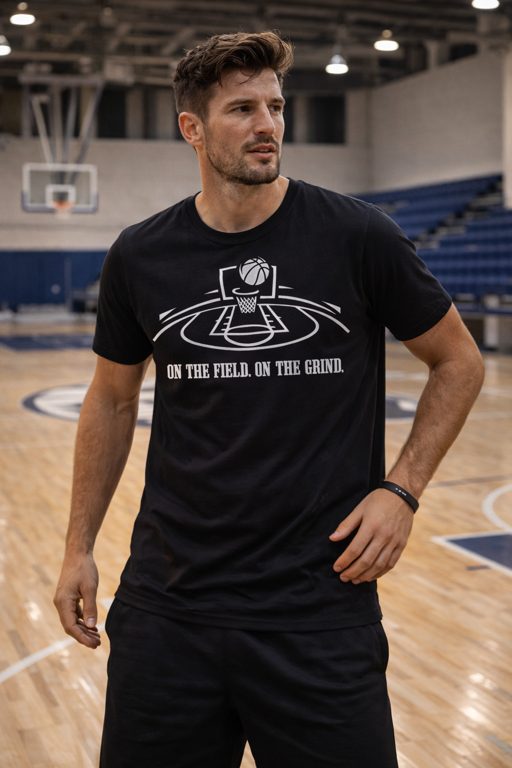 on Field T-Shirt schwarz