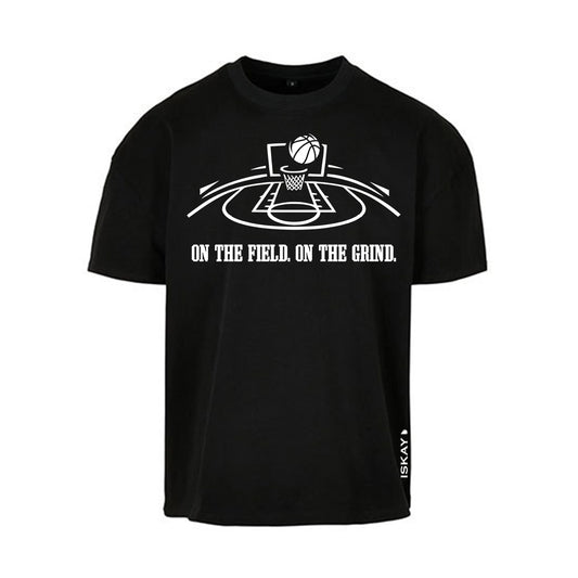 on field Oversize T-Shirt schwarz