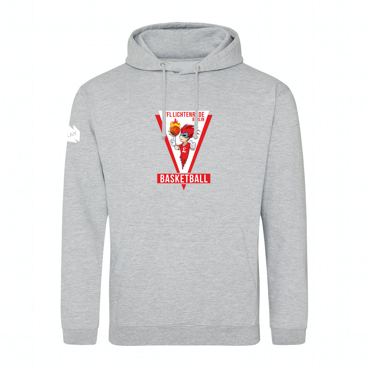 VfL Lichtenrade Logo Hoodie grau