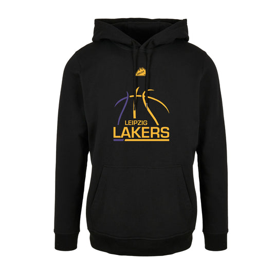 Leipzig Lakers Logo Hoodie schwarz