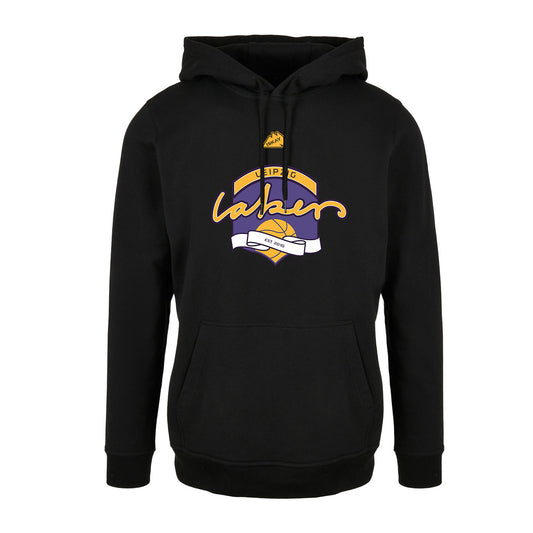Leipzig Lakers Retro Logo Hoodie schwarz