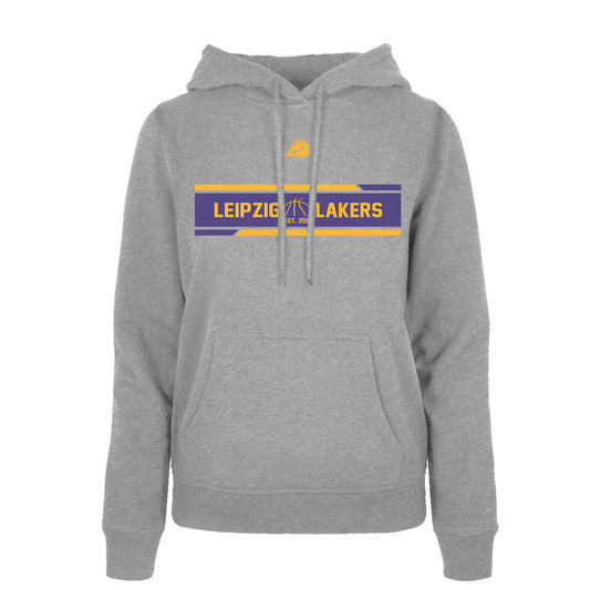 Leipzig Lakers Block Ladies Hoodie grau
