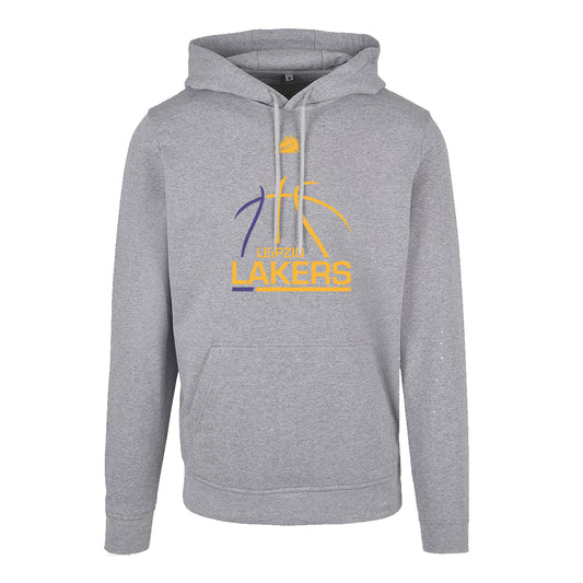 Leipzig Lakers Logo Hoodie grau