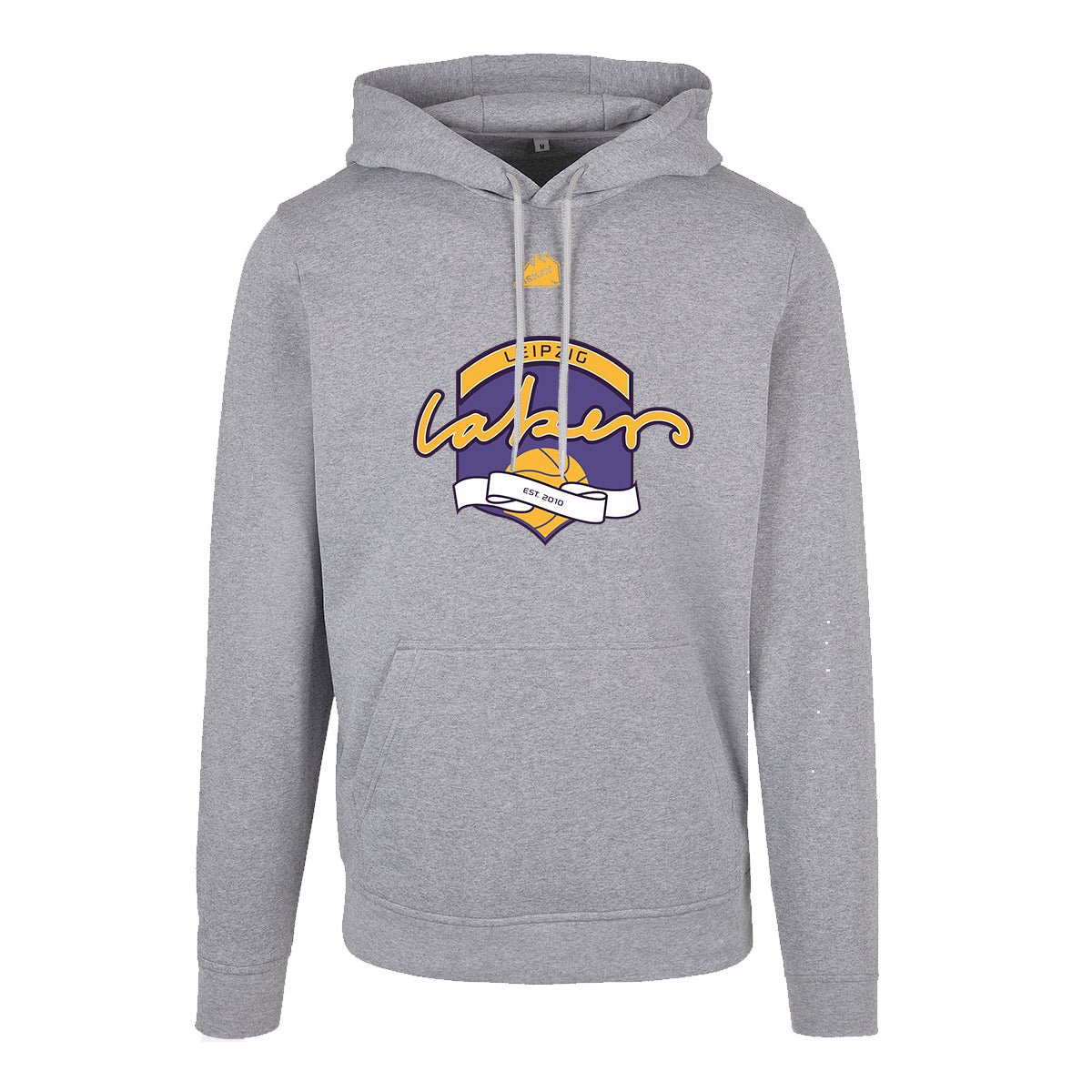 Leipzig Lakers Retro Logo Hoodie grau