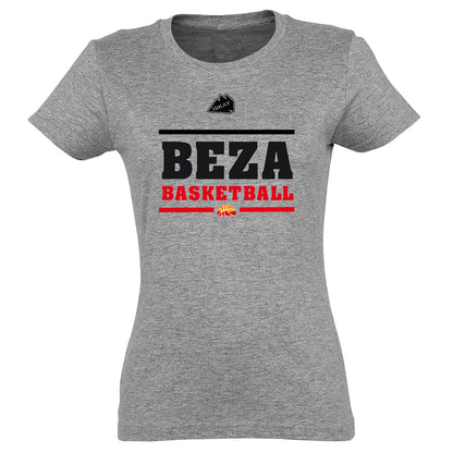 BEZA Ladies Basketball T-Shirt grau