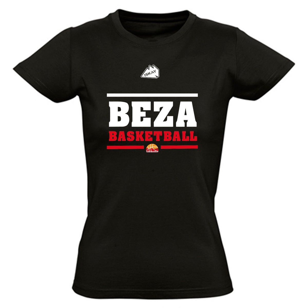 BEZA Ladies Basketball T-Shirt schwarz