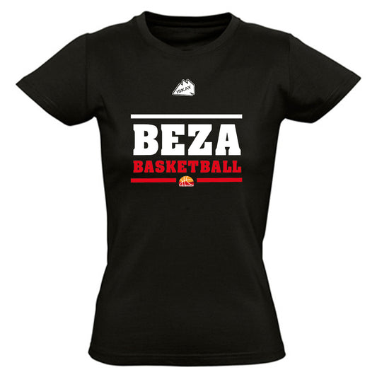 BEZA Ladies Basketball T-Shirt schwarz