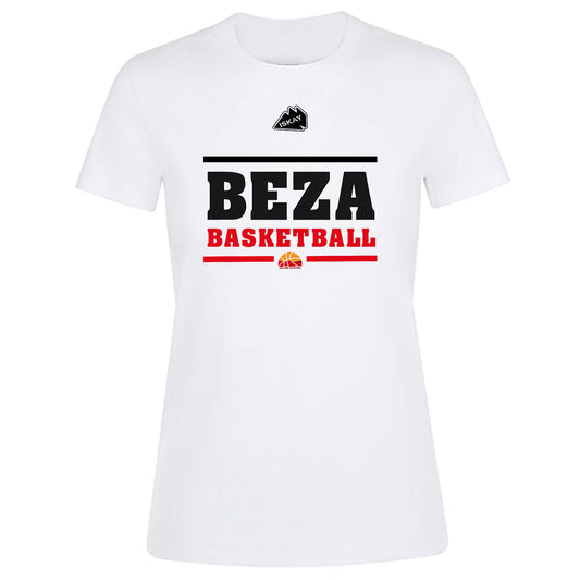 BEZA Ladies Basketball T-Shirt weiss
