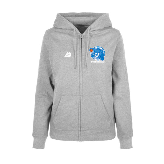 FTSC Logo Ladies Zip-Hoodie grau