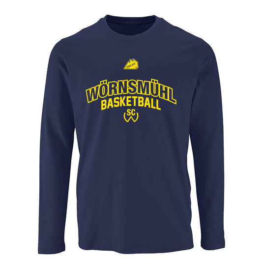 SC Wörnsmühl curved Longsleeve navy
