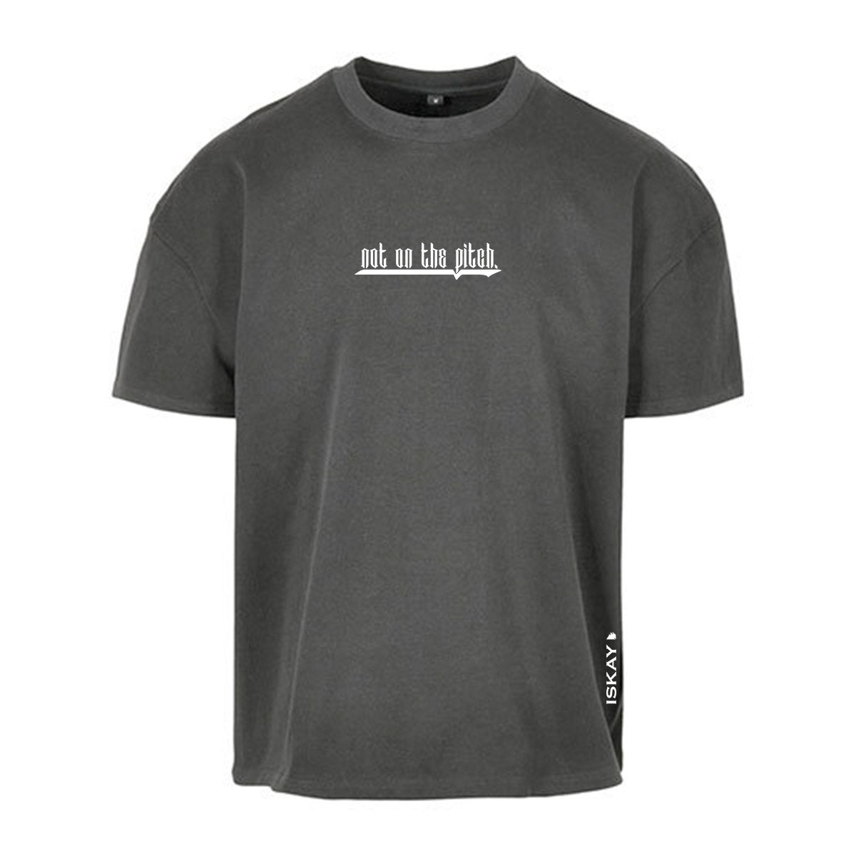 not on the pitch Oversize T-Shirt grau