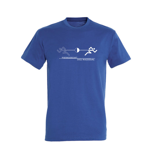 SPOFA Magdeburg Logo T-Shirt royalblau