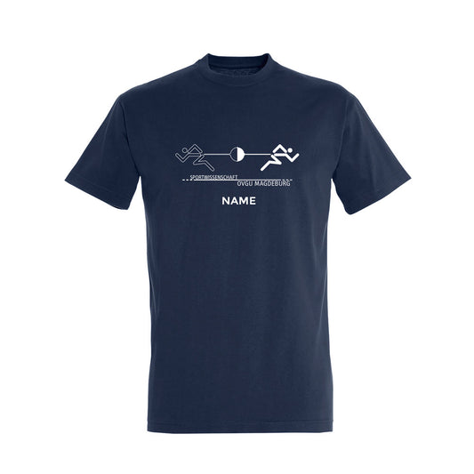 SPOFA Magdeburg Logo T-Shirt navy